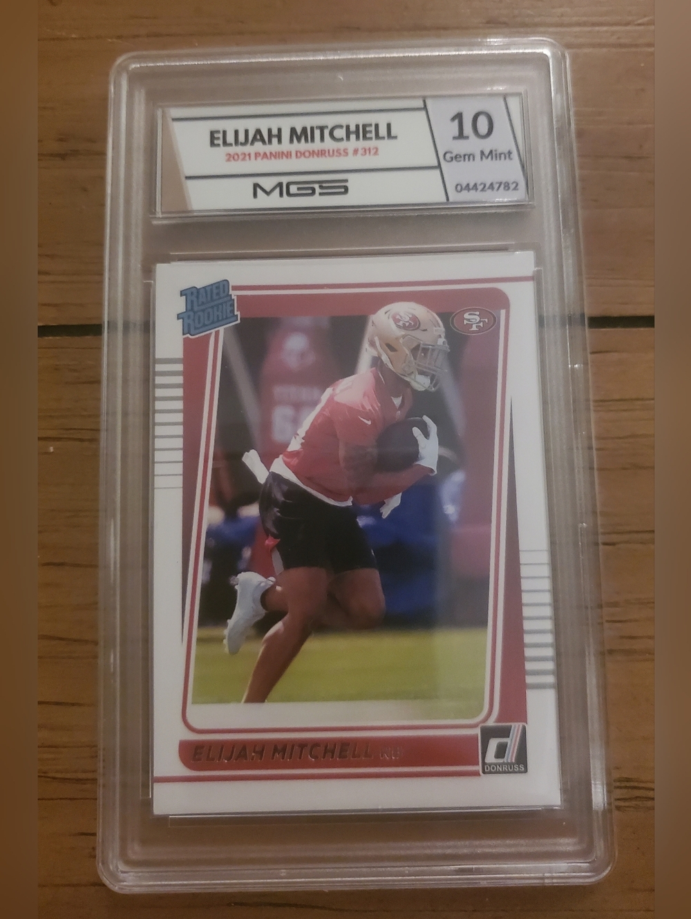 NFL - 2021 - Donruss - Elijah Miitchell - RB - San Francisco 49ers - Rookie